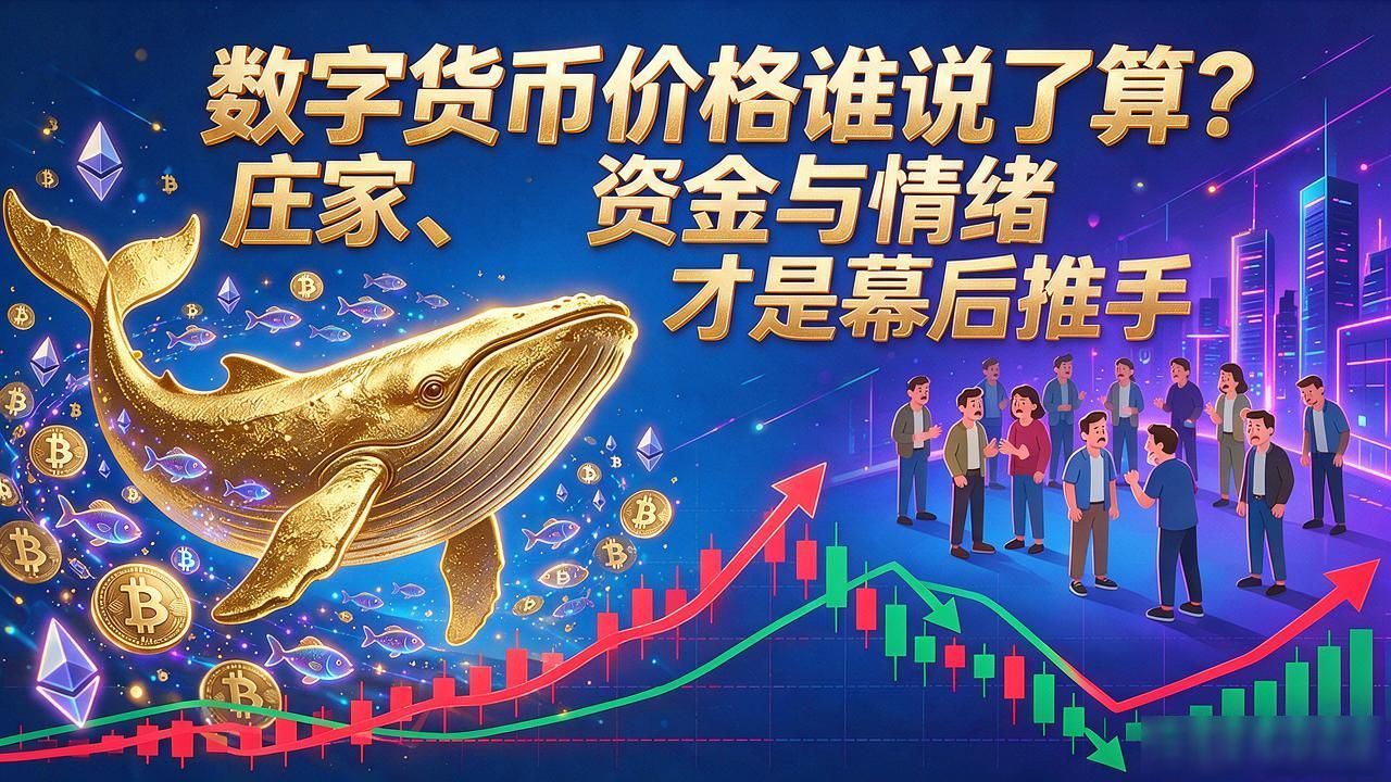 数字货币价格谁说了算？庄家、资金与情绪才是幕后推手