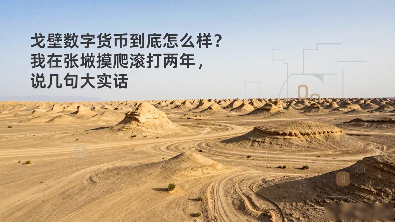 戈壁数字货币到底怎么样？我在张掖摸爬滚打两年，说几句大实话