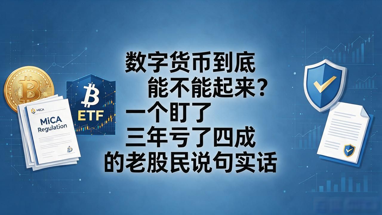数字货币到底能不能起来？一个盯了三年亏了四成的老股民说句实话