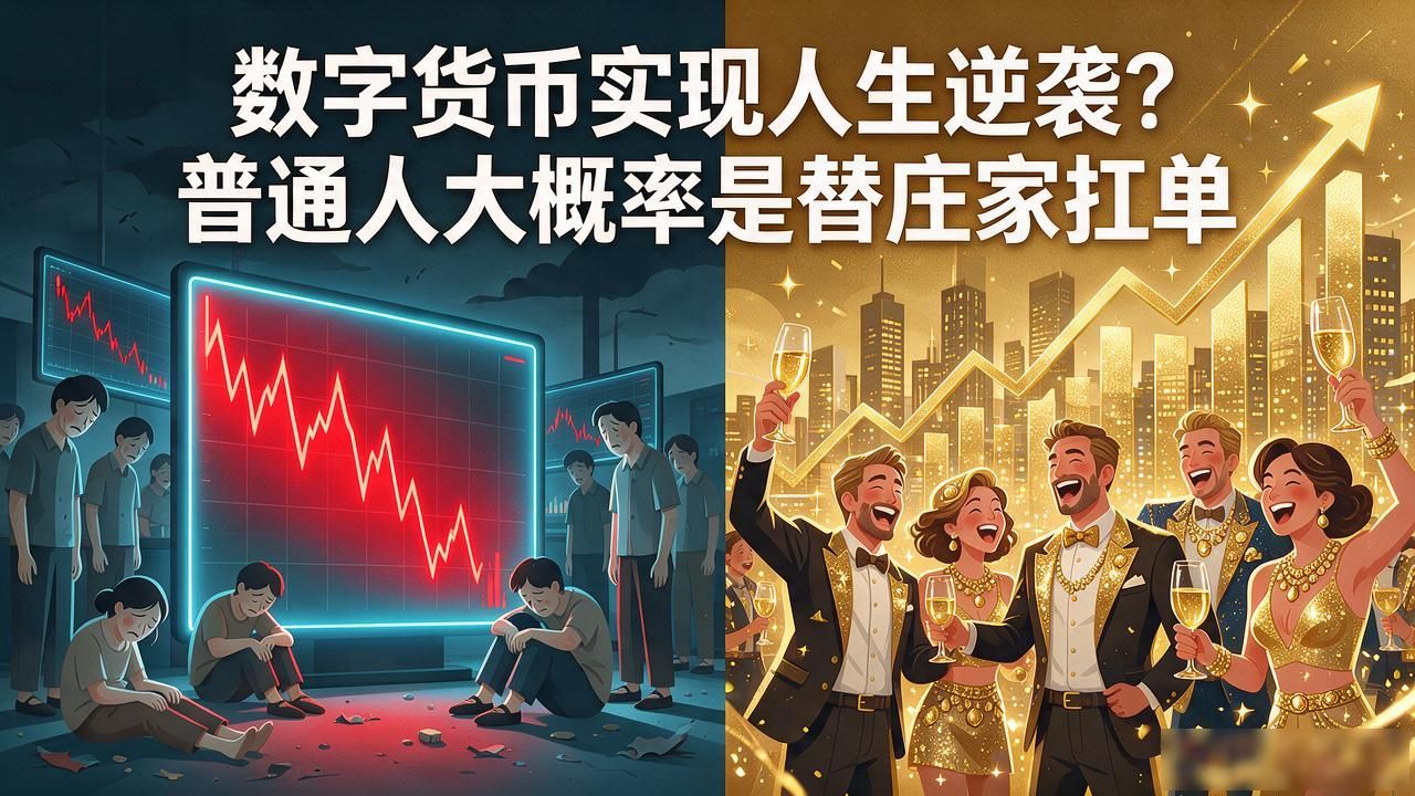 数字货币实现人生逆袭？普通人大概率是替庄家扛单