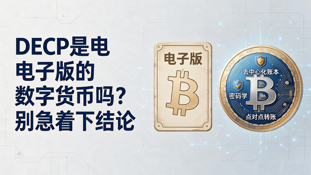 decp是电子版的数字货币吗_电子版数字货币定义_DECP是什么
