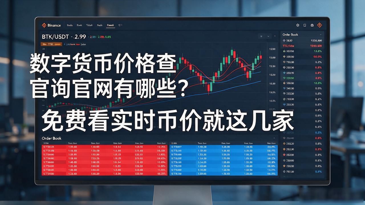 数字货币价格查询官网有哪些？免费看实时币价就这几家