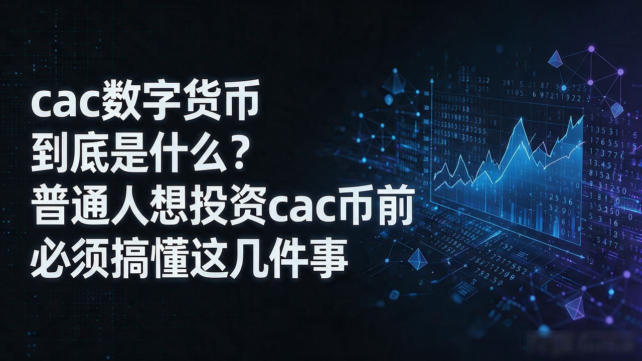 cac数字货币到底是什么？普通人想投资cac币前必须搞懂这几件事