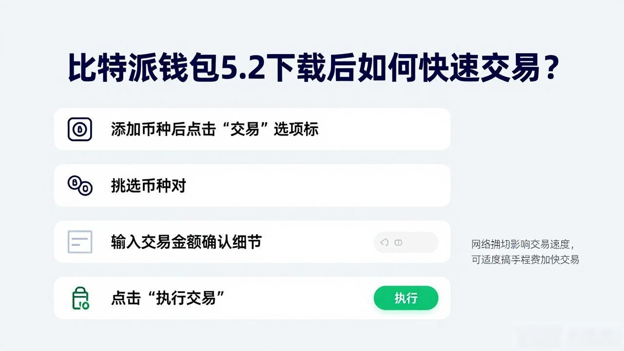 如何在比特派钱包5.2下载中及时交易？_比特派钱包5.2下载后如何快速进行加密货币交易_比特派钱包5.2添加加密货币进行交易步骤