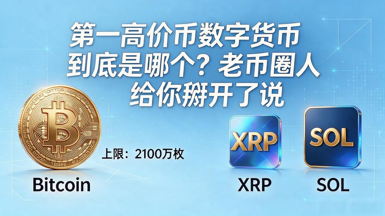 第一高价币数字货币到底是哪个？老币圈人给你掰开了说