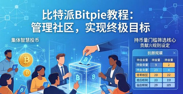 比特派Bitpie使用教程：管理社区的终极目标_比特派中文_比特派是去中心化的平台吗