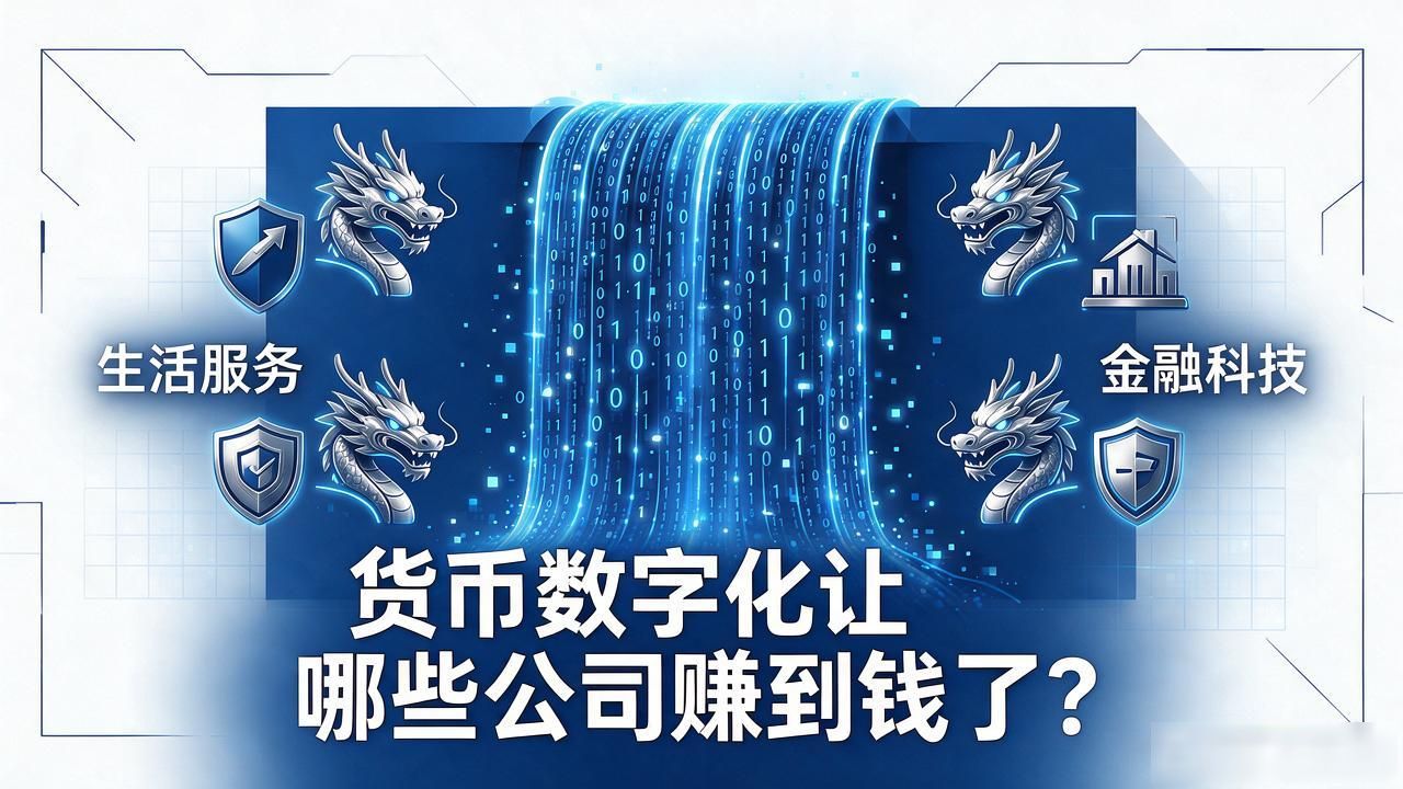 货币数字化让哪些公司赚到钱了？