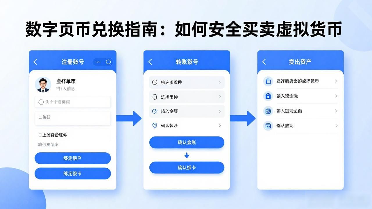 数字货币兑换指南：如何安全买卖虚拟货币