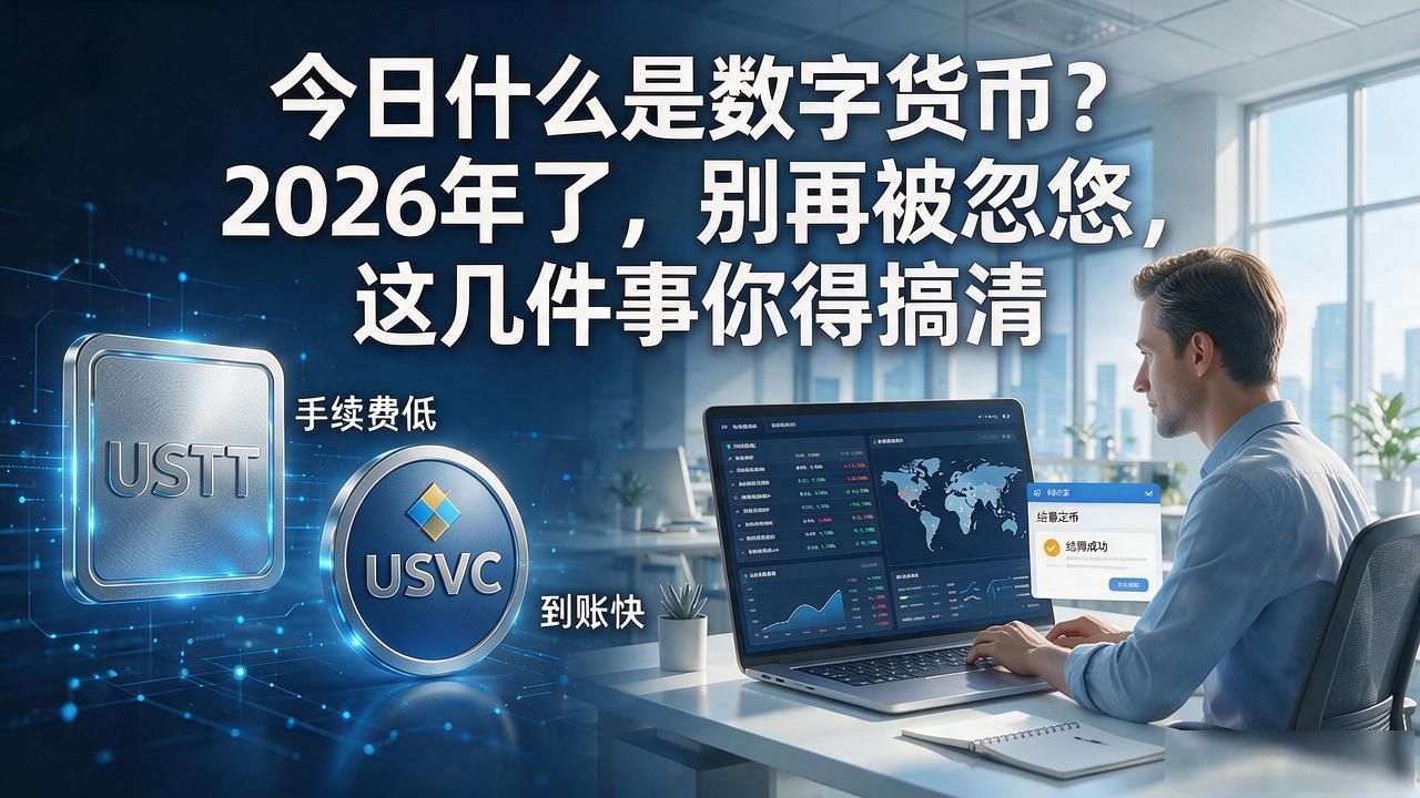 今日什么是数字货币？2026年了，别再被忽悠，这几件事你得搞清