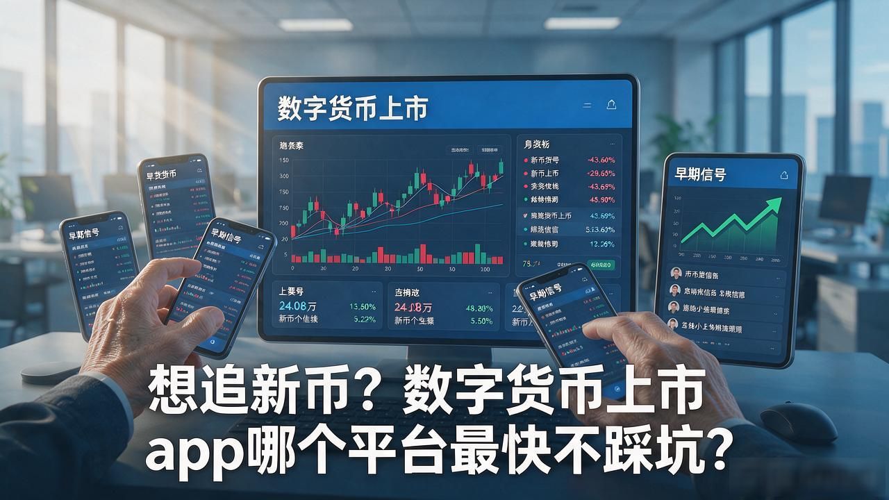 想追新币？数字货币上市app哪个平台最快不踩坑
