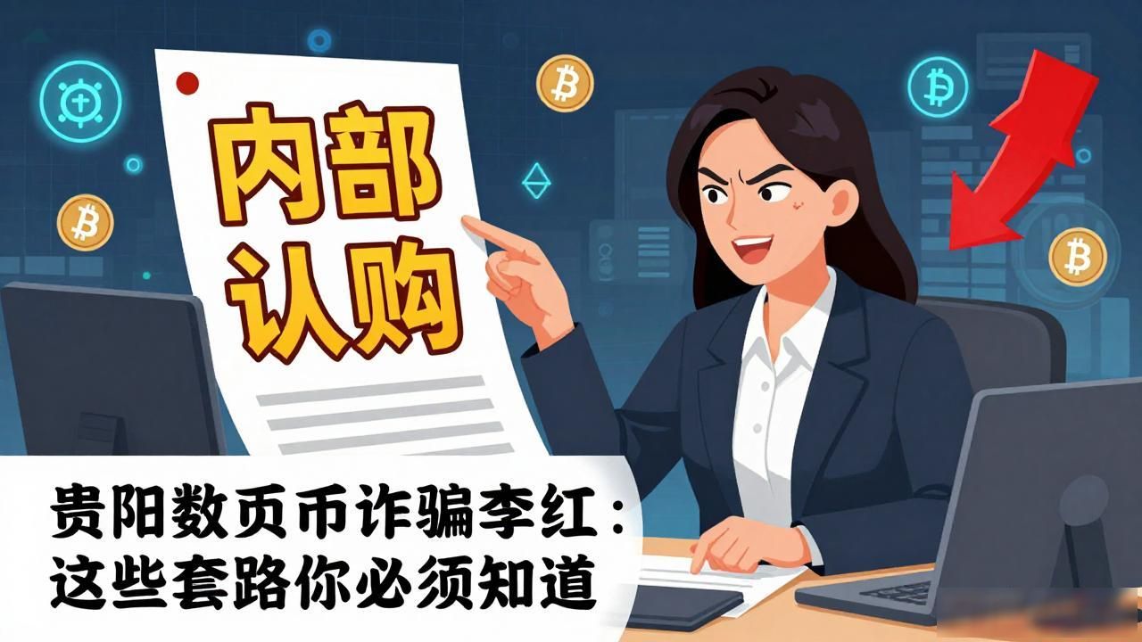 贵阳数字货币诈骗李红：这些套路你必须知道