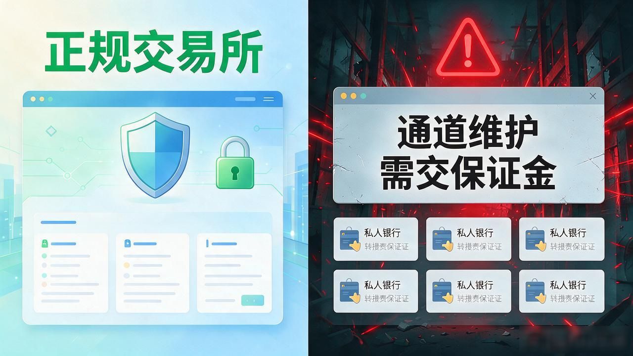 数字货币交易所陷阱大揭秘：为什么你越充越多，钱还拿不回来