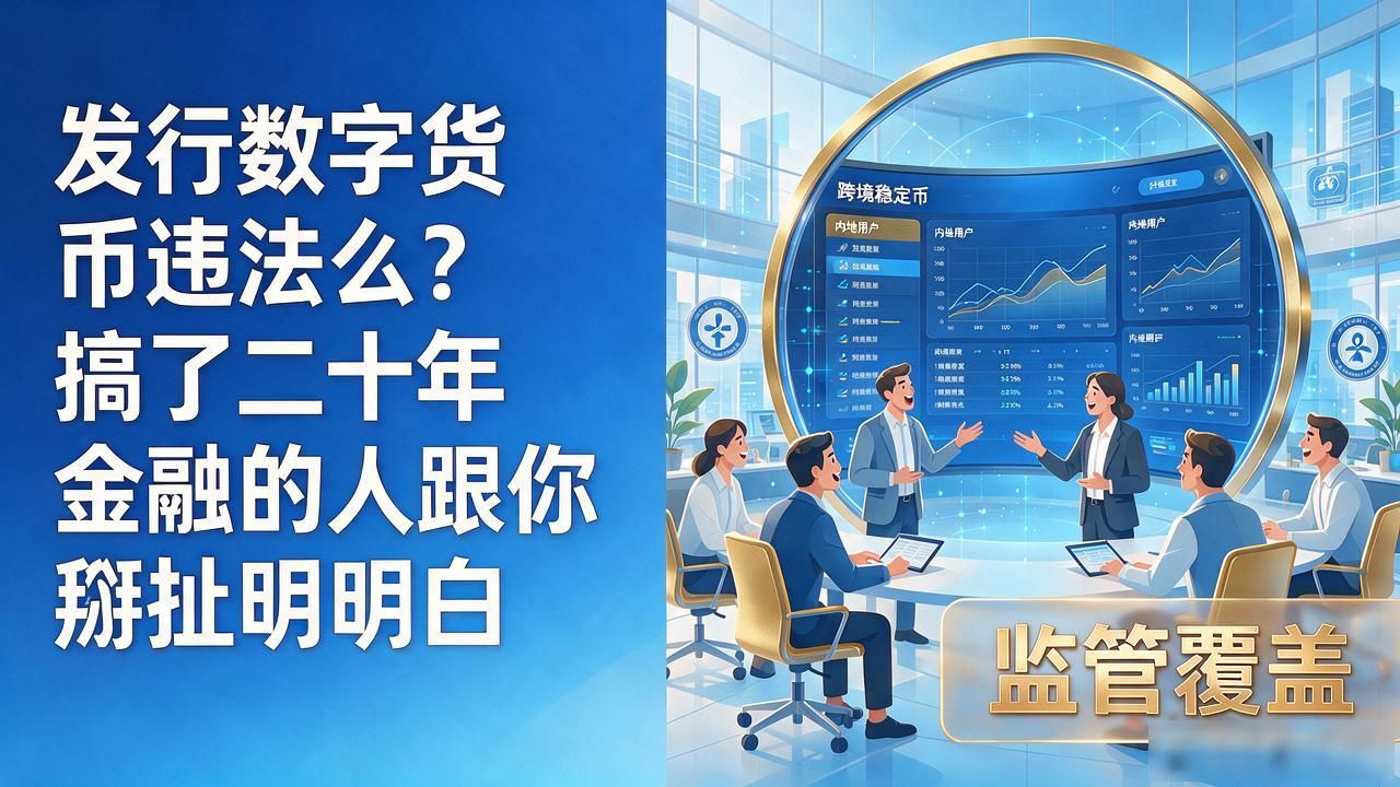 发行数字货币违法么？搞了二十年金融的人跟你掰扯明白