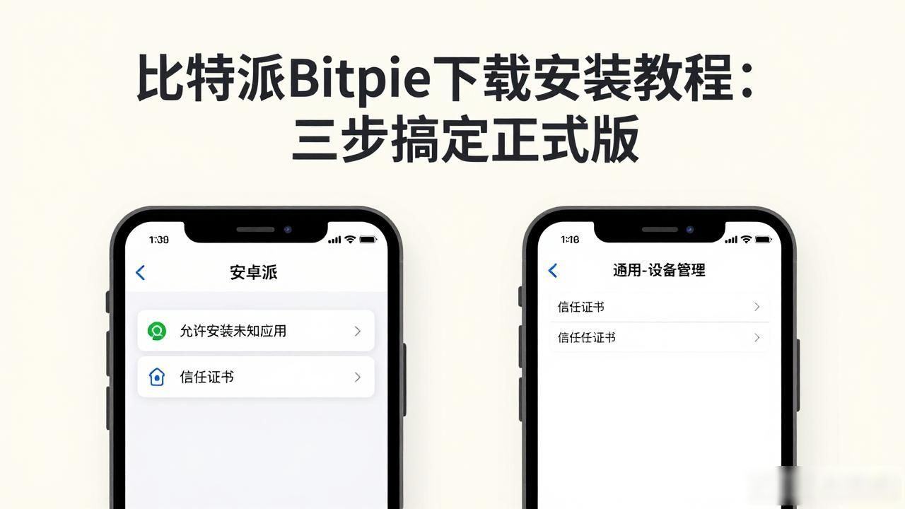 比特派官网下载教程_Bitpie安装步骤_如何快速完成比特派Bitpie正式版下载