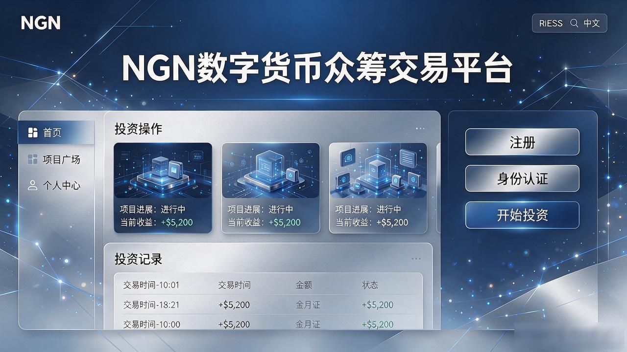 NGN数字货币众筹交易平台官网入口及使用指南