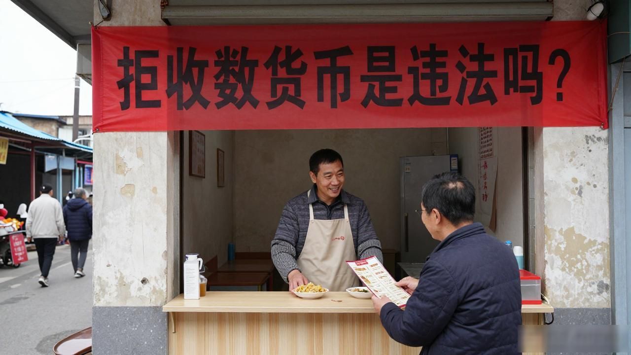 拒收数字货币是违法吗？开小店的老板不接数字人民币到底犯不犯法